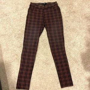 Sanctuary. Plaid Pants/leggings. Small